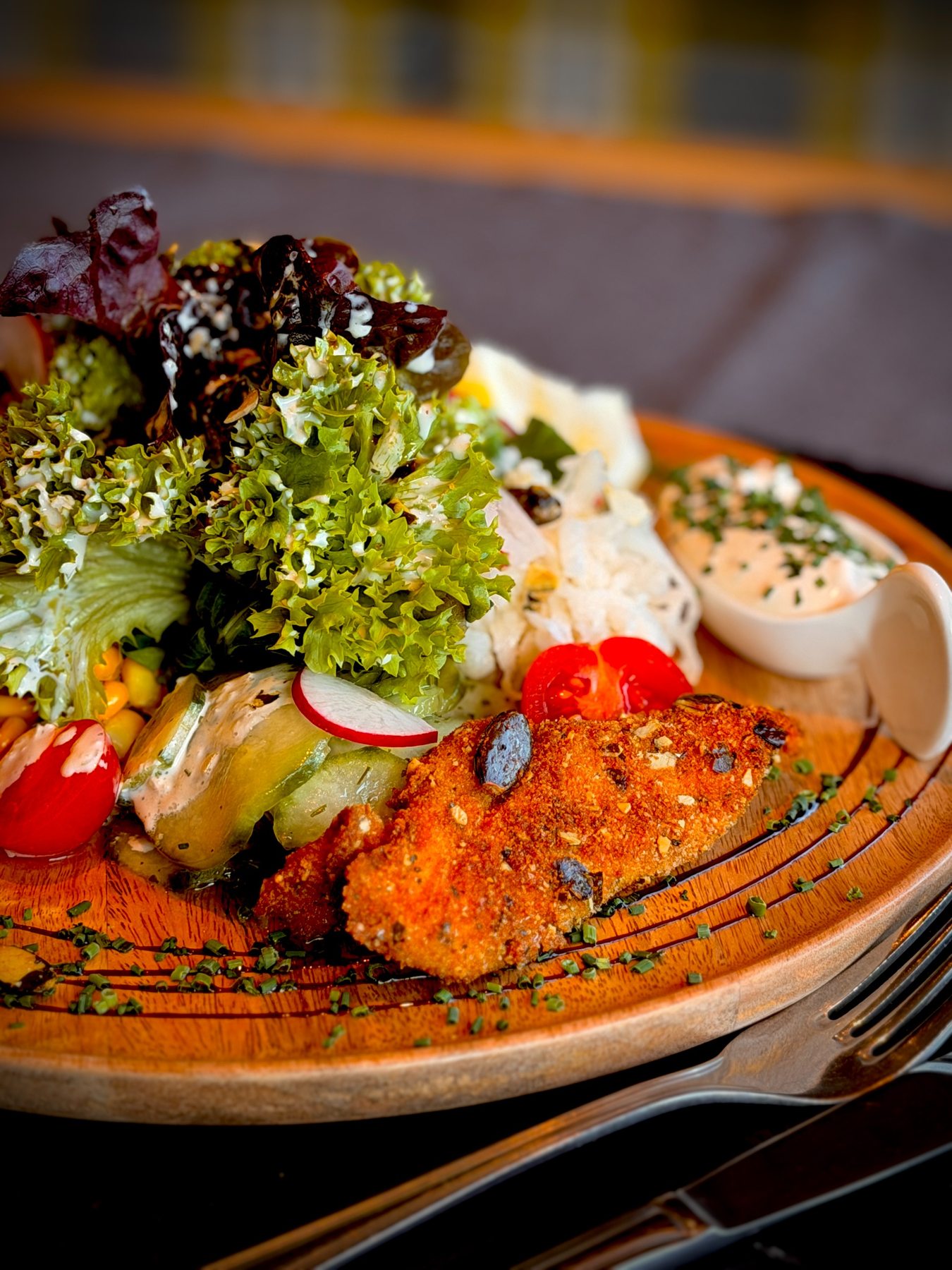 Frischer Salatteller